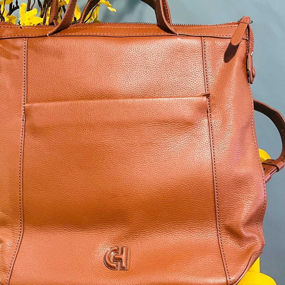 COLE HAAN LEATHER BACKPACK - Picture 2 of 8